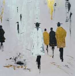 Marcela Kozáková - Downtown Walking I 100x100